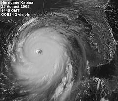 NASA Photo of Hurricane Katrina